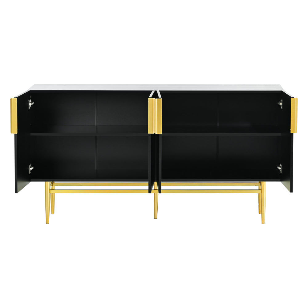 modern-elegant-4-door-sideboard-with-gold-metal-handle