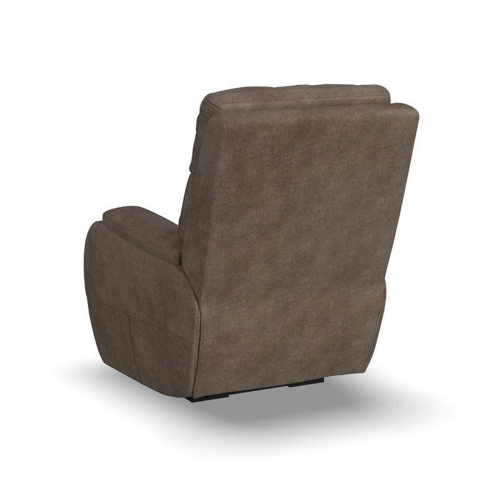 flexsteel-b3906-50h-strait-power-recliner-with-power-headrest-dark-brown