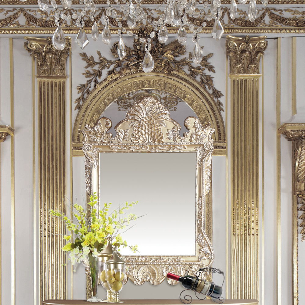 ACME Furniture Vatican Mirror Champagne Silver