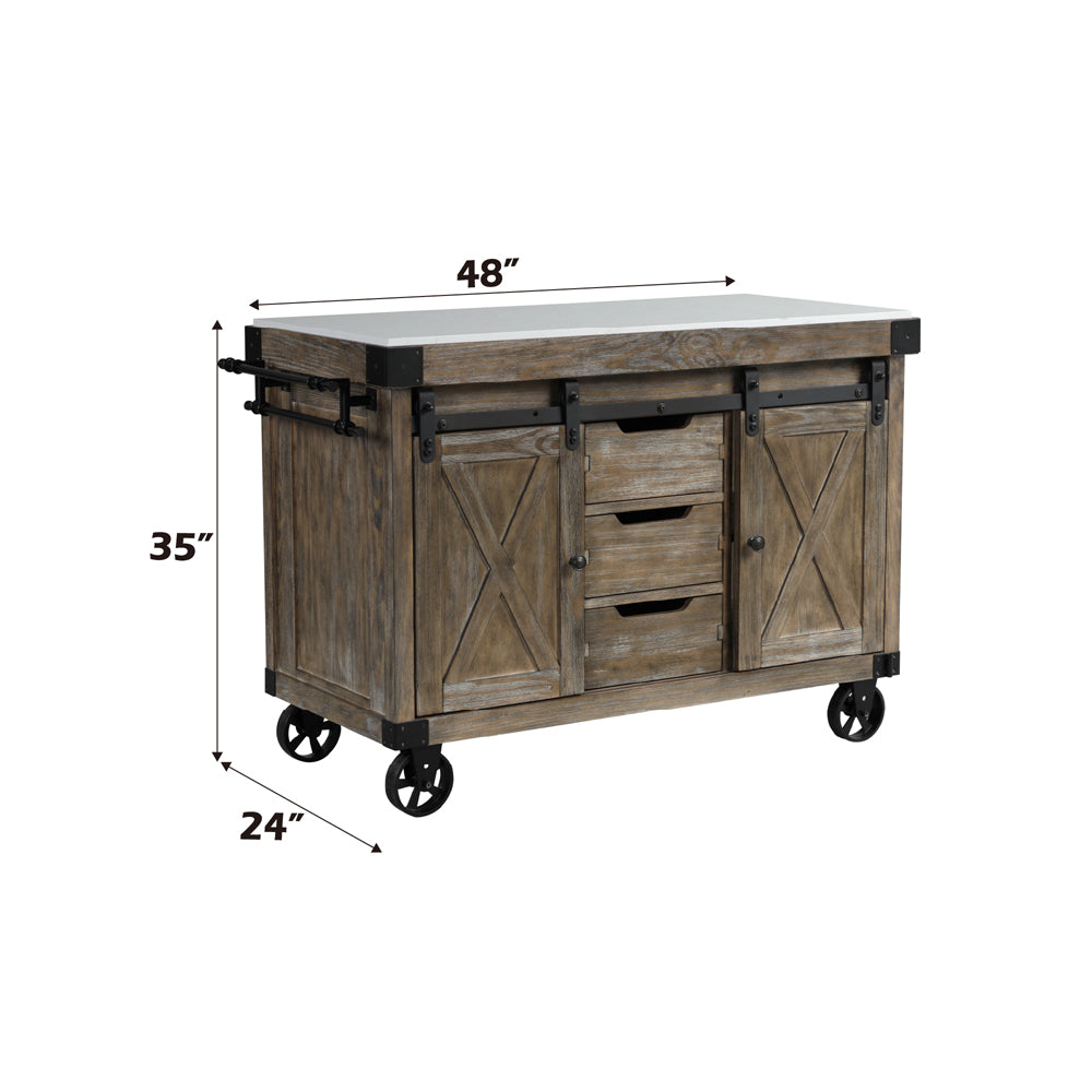 Alforvott Kitchen Island
