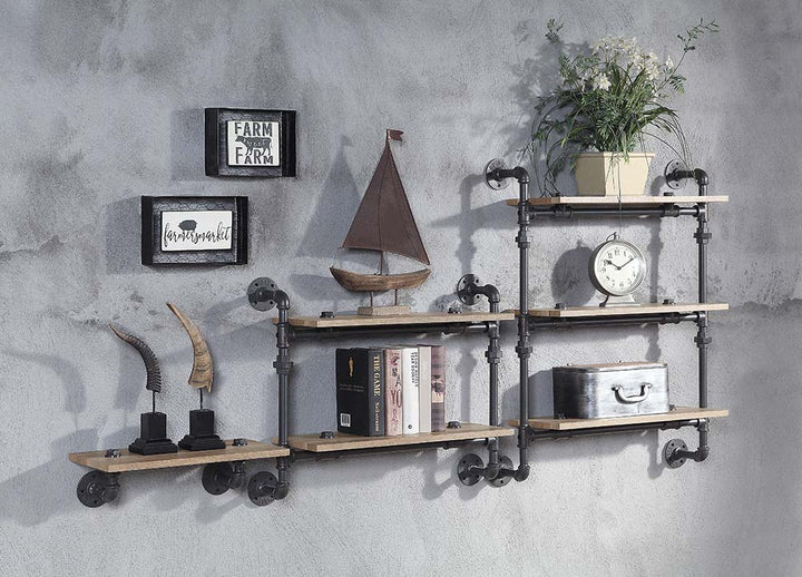 Brantley Wall Rack with 2 Shelves