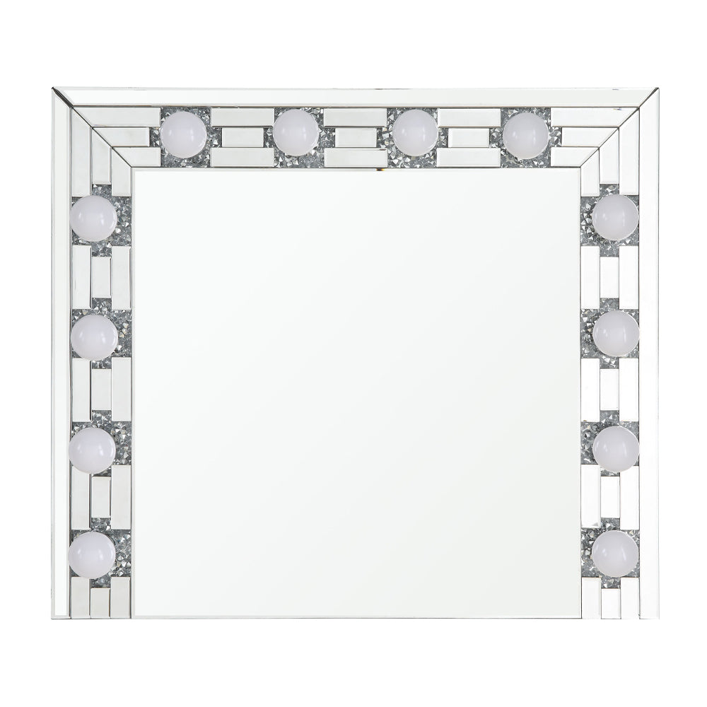 Noralie Accent Mirror - Mirrored &amp; Faux Diamonds (AC00761) – view 3