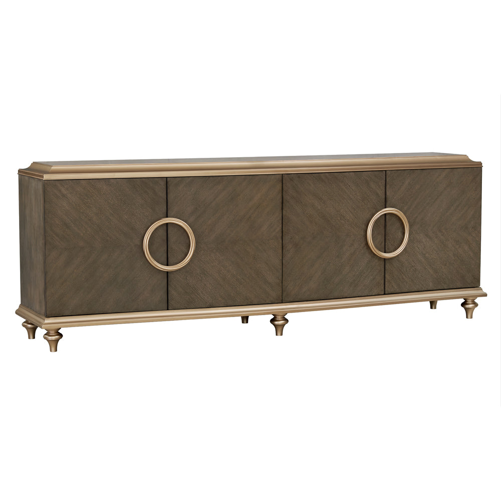 Ashtin Console Cabinet - Brown – view 2