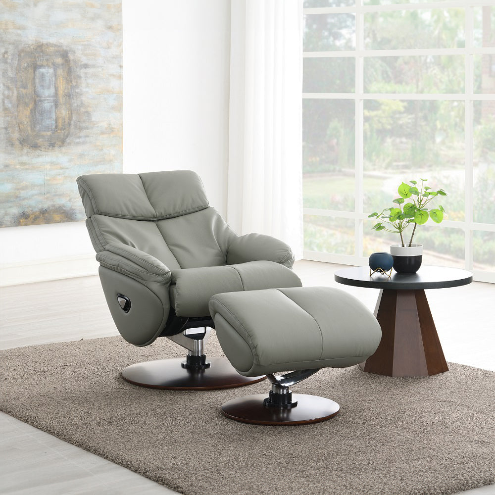 Kandoro MOTION ACCENT CHAIR with SWIVEL & OTTOMAN