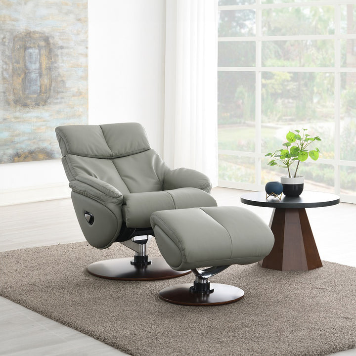 Kandoro MOTION ACCENT CHAIR with SWIVEL &amp; OTTOMAN