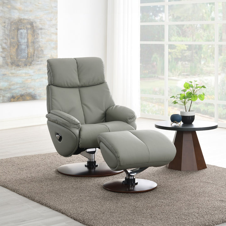 Kandoro MOTION ACCENT CHAIR with SWIVEL &amp; OTTOMAN