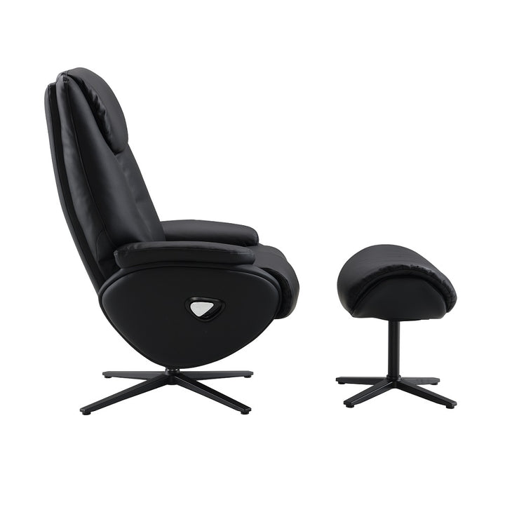 ACME Furniture Labonita Motion Accent Chair with Swivel &amp; Ottoman AC02992