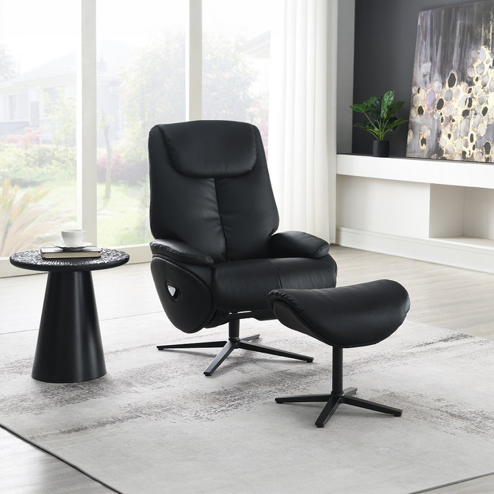 ACME Furniture Labonita Motion Accent Chair with Swivel &amp; Ottoman AC02992
