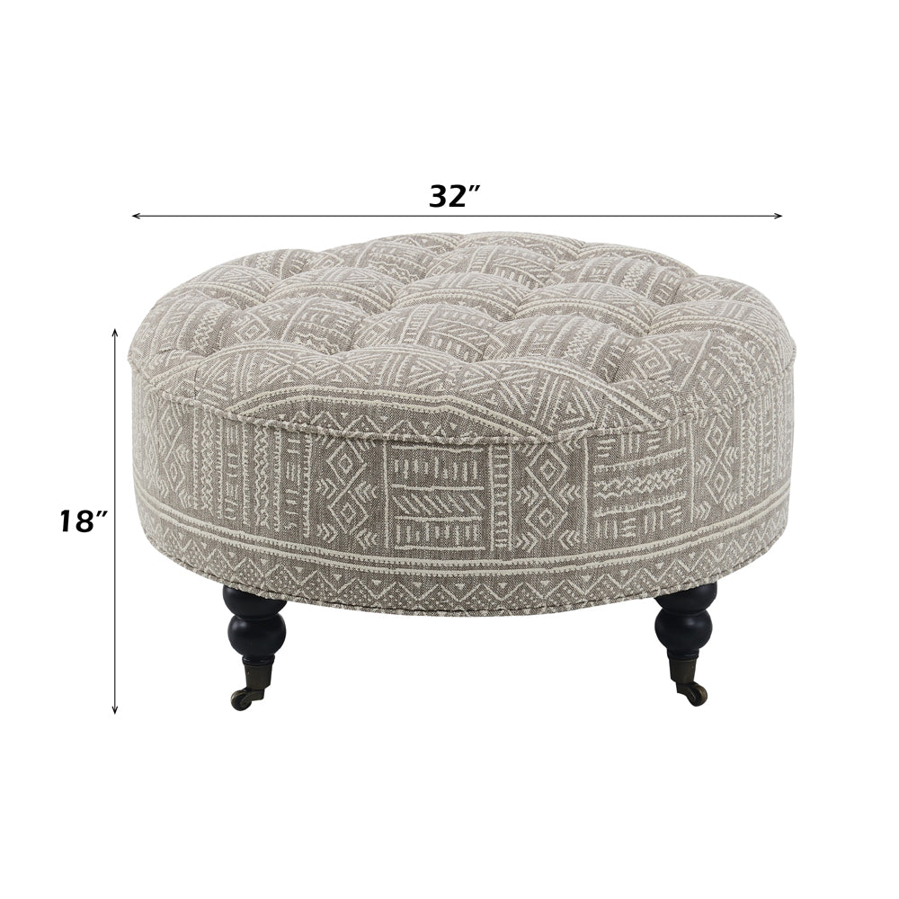 Upendo OTTOMAN with CASTER