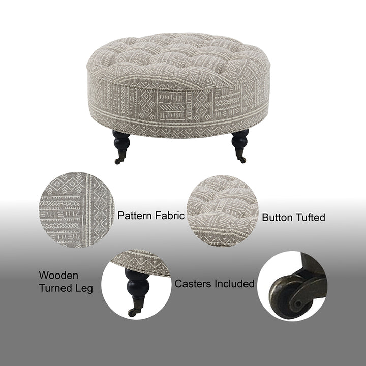 Upendo OTTOMAN with CASTER
