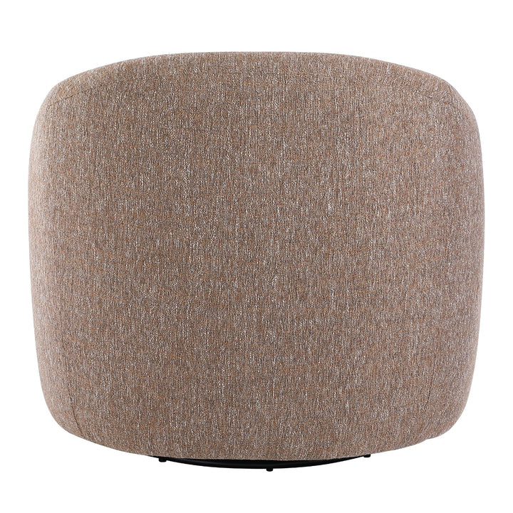 Ballona Swivel Accent Chair - Brown Chenille