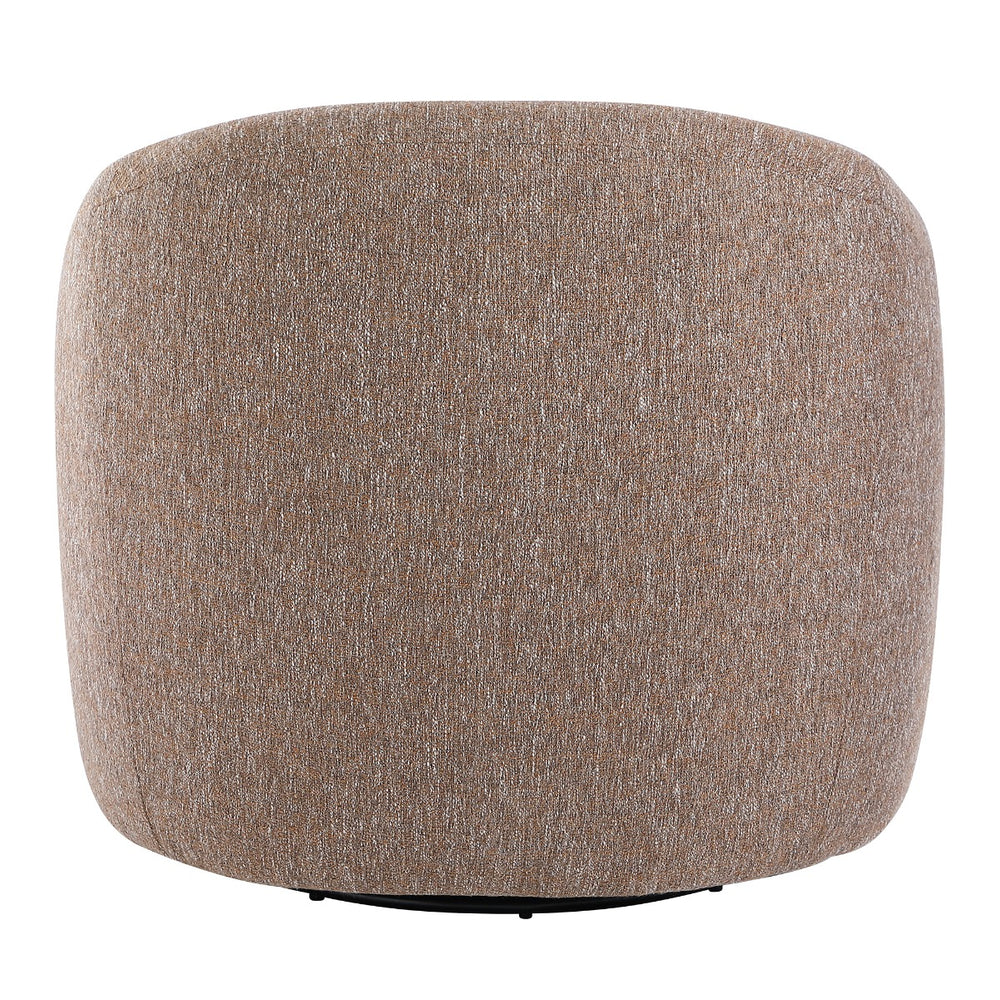 Ballona Swivel Accent Chair - Brown Chenille