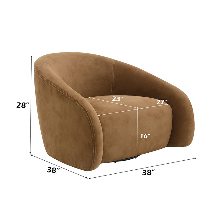 Zoey Accent Chair with Swivel 