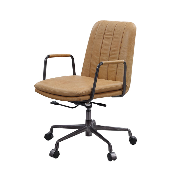 Eclarn - Office Chair - Rum Top Grain Leather