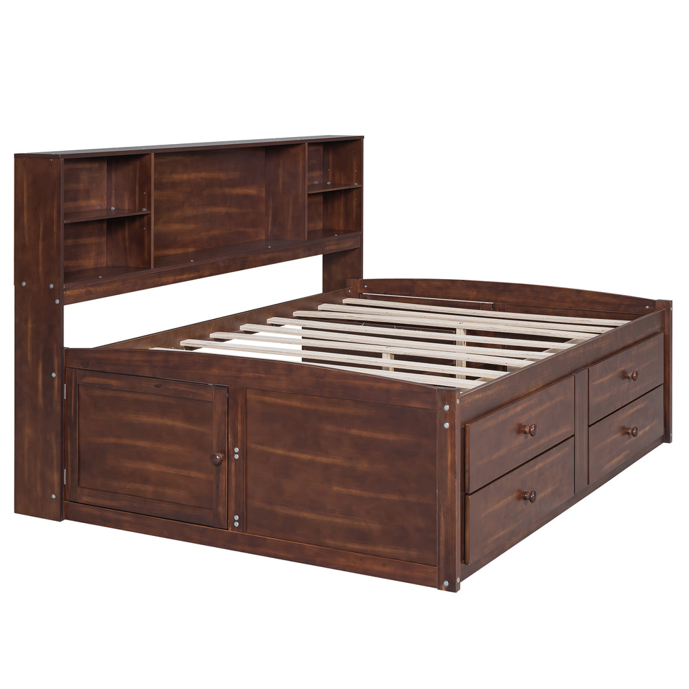wooden-captain-bed-with-built-in-storage-shelves-4-drawers-and-2-cabinets-antique-brown-full-size