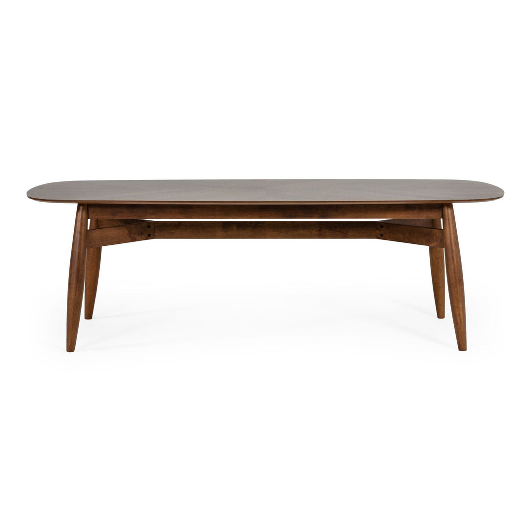 Ackley - Modern Walnut Rectangular Dining Table