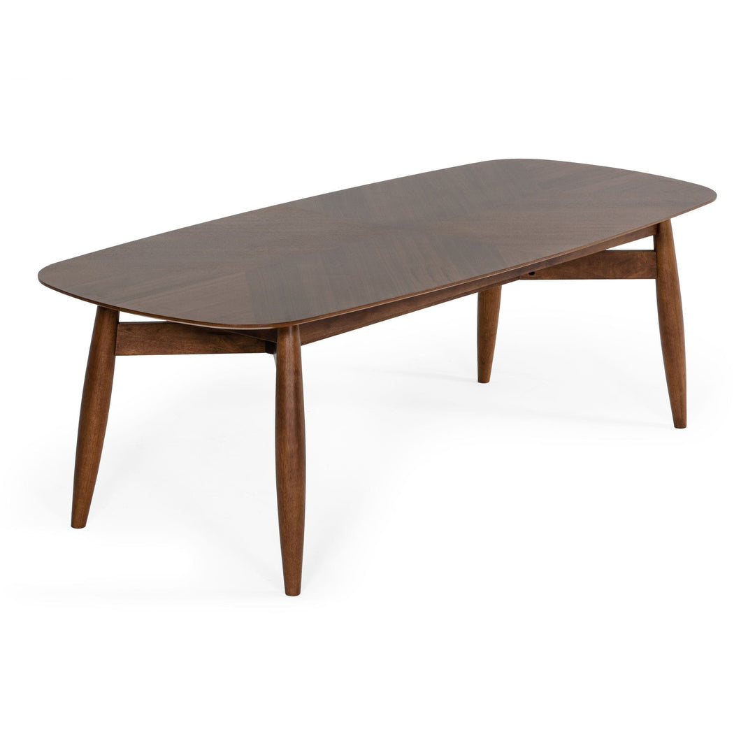 Ackley - Modern Walnut Rectangular Dining Table