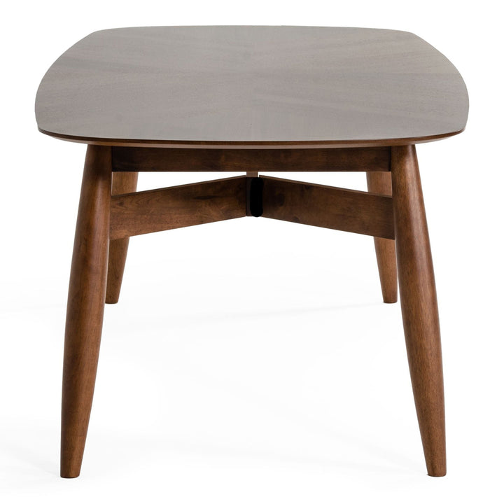 Ackley - Modern Walnut Rectangular Dining Table
