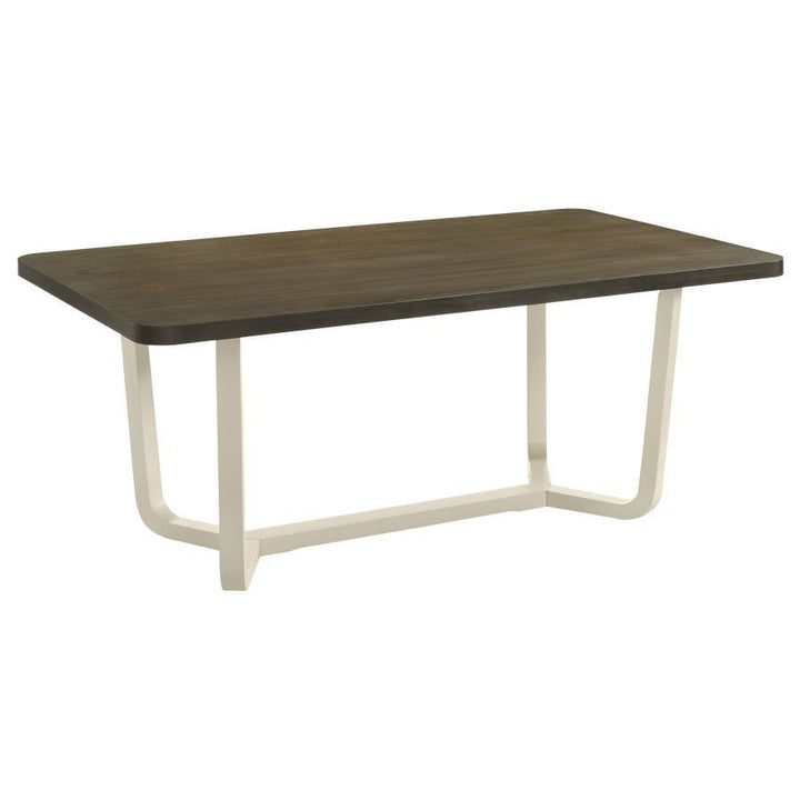 Biloxi - 7 Piece Rectangular Dining Set - Grayish Brown