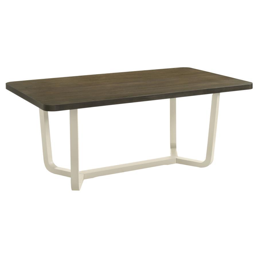 Biloxi - 7 Piece Rectangular Dining Set - Grayish Brown