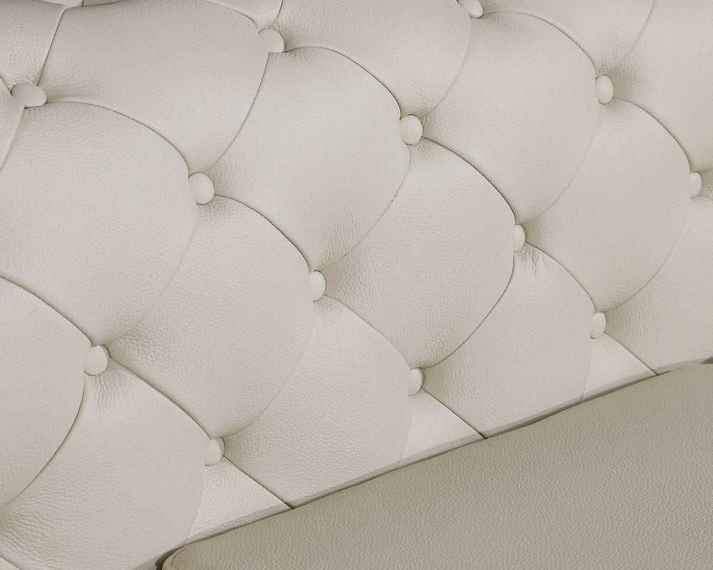 DivanItalia 970 Sofa in Top-Grain Italian Leather - Cream