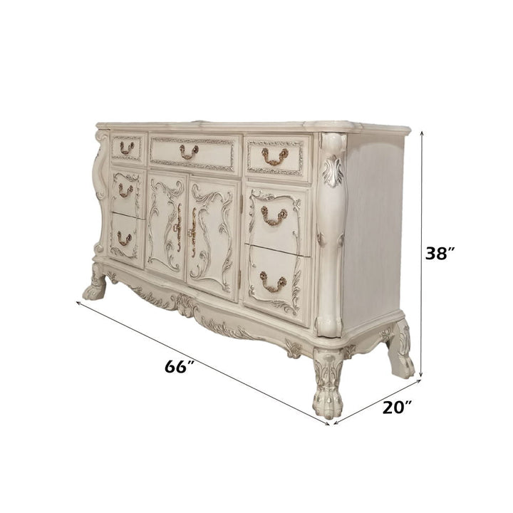 Dresden - Dresser - Bone White