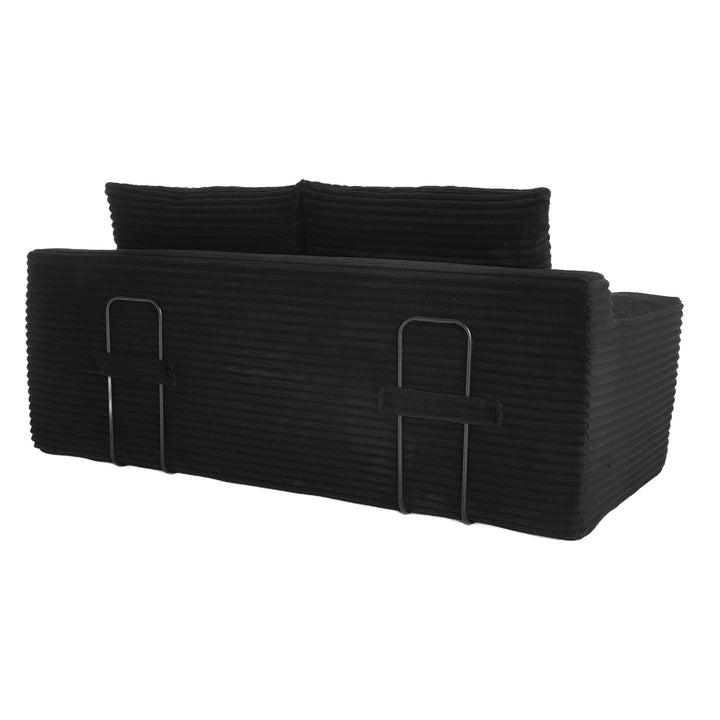 convertible-sofa-sleeper-with-memory-foam-steel-frame-corduroy-fabric