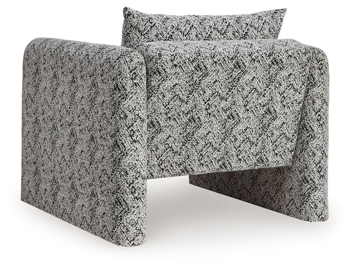 Kenbell - Accent Chair - Black / White