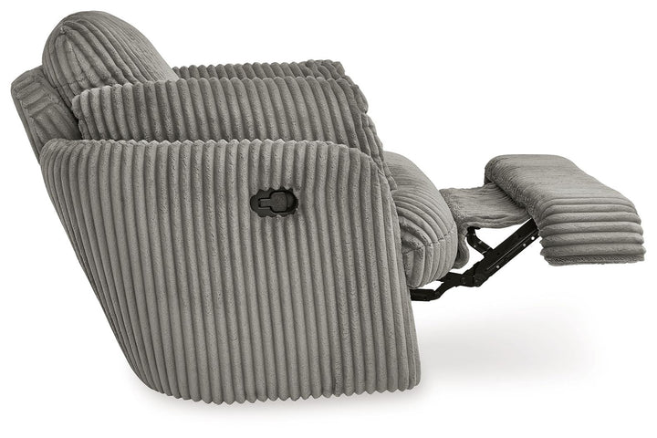 Tie-Breaker - Swivel Glider Recliner - Fog
