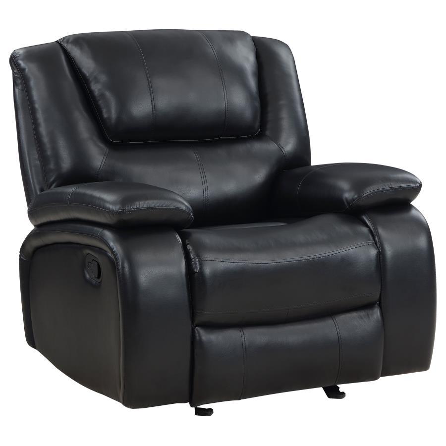 Coaster Furniture Camila - Upholstered Glider Recliner Chair - Black