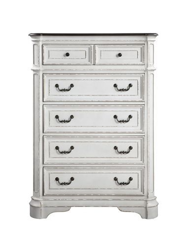 Florian - Chest - Antique White & Oak