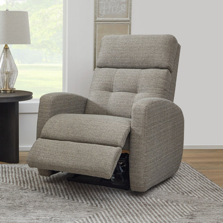 Charlotte Power Recliner With Power Headrest &amp; Lumbar Gray