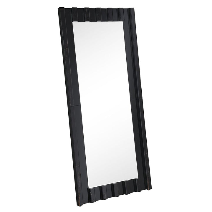 Dara - Floor Mirror - Black