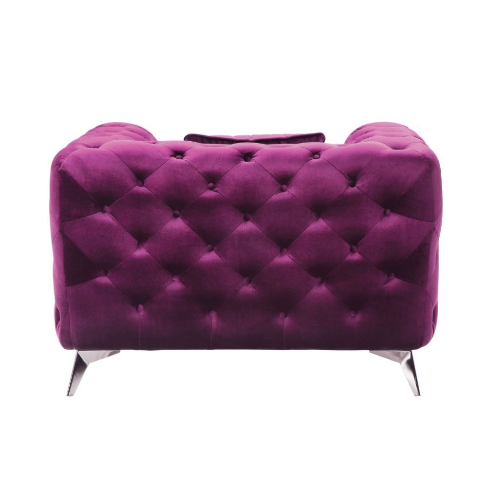 Atronia - Chair - Purple Velvet