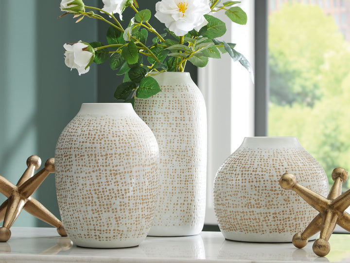 Vinburn - Accessory Set (Set of 5) - White / Gold Finish by Ashley Furniture product image