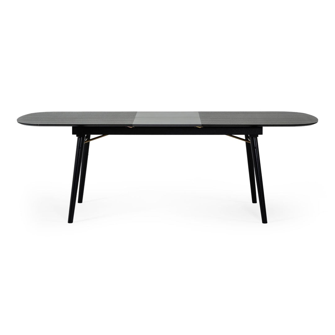 Addax - Modern Black Extendable Dining Table