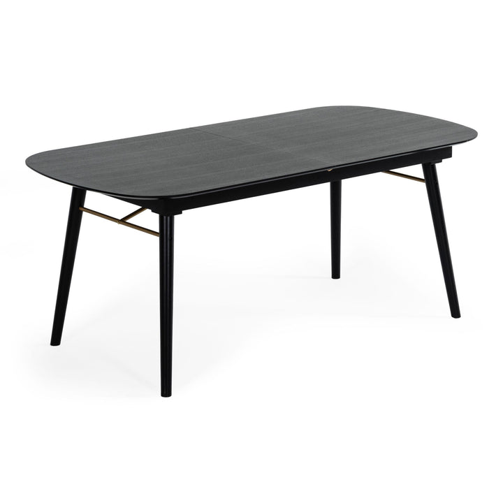 Addax - Modern Black Extendable Dining Table
