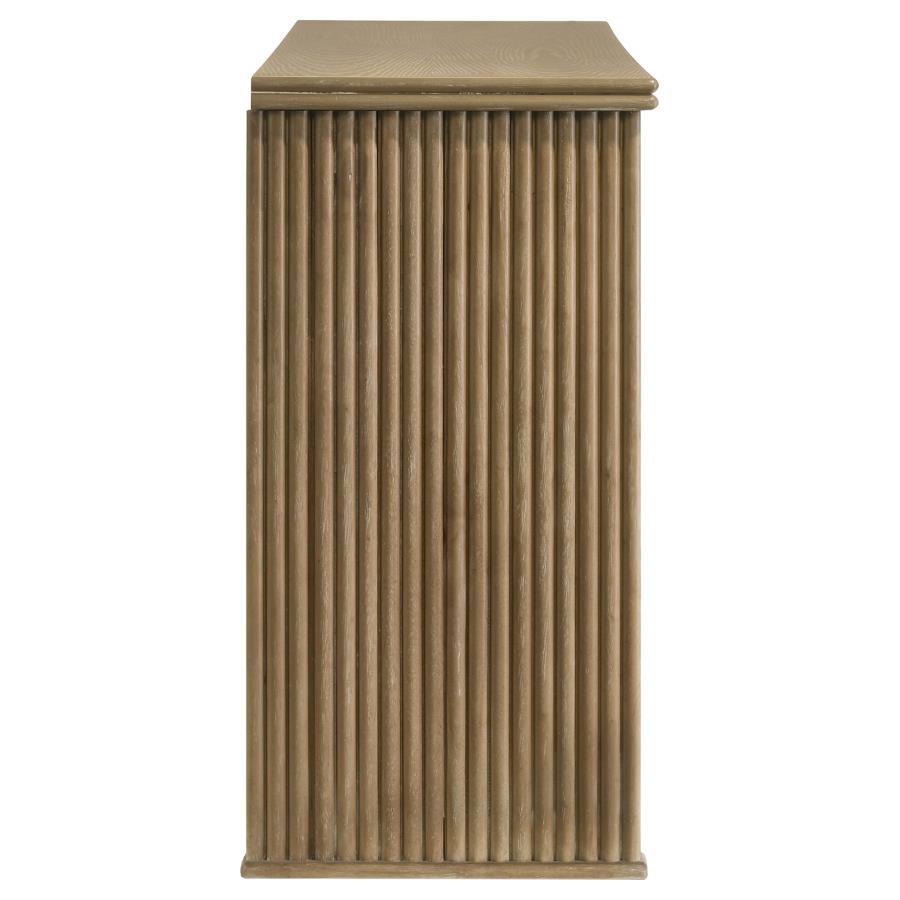 Adina - 2 - Door Sideboard Server - Distressed Light Brown Servers modern furniture Contempo Furniture