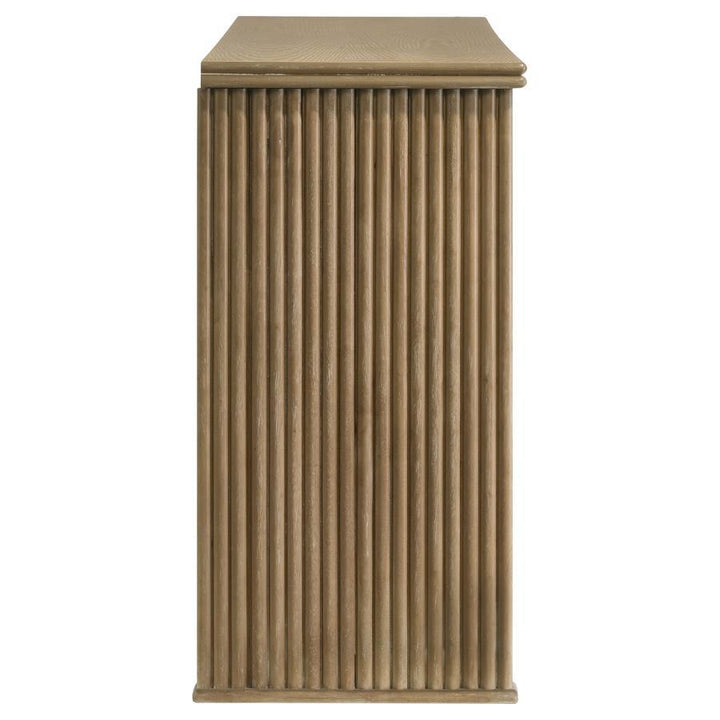 Adina - 2 - Door Sideboard Server - Distressed Light Brown Servers modern furniture Contempo Furniture