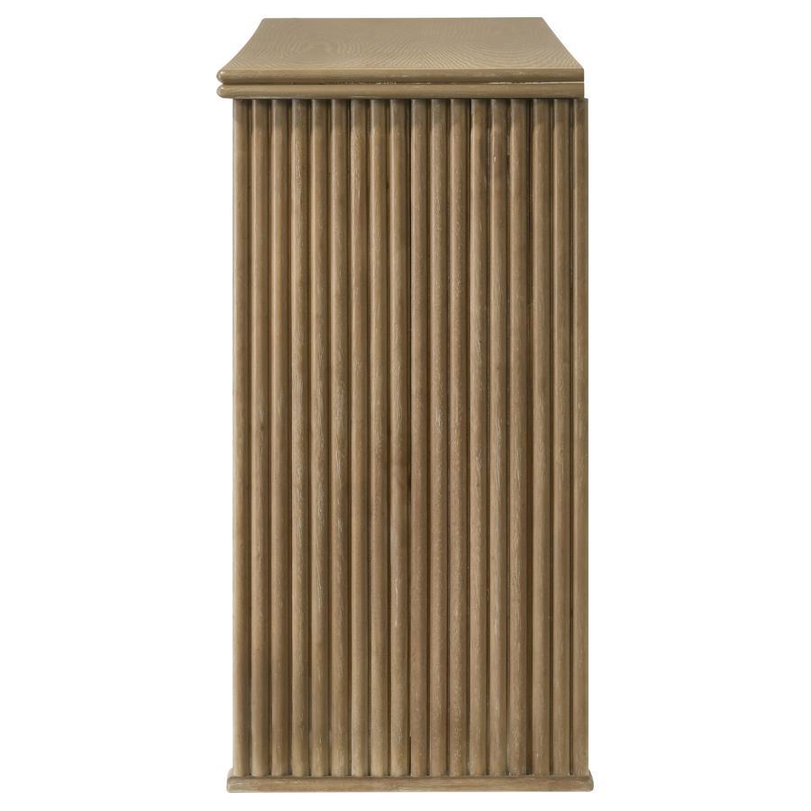 Adina - 2 - Door Sideboard Server - Distressed Light Brown Servers modern furniture Contempo Furniture