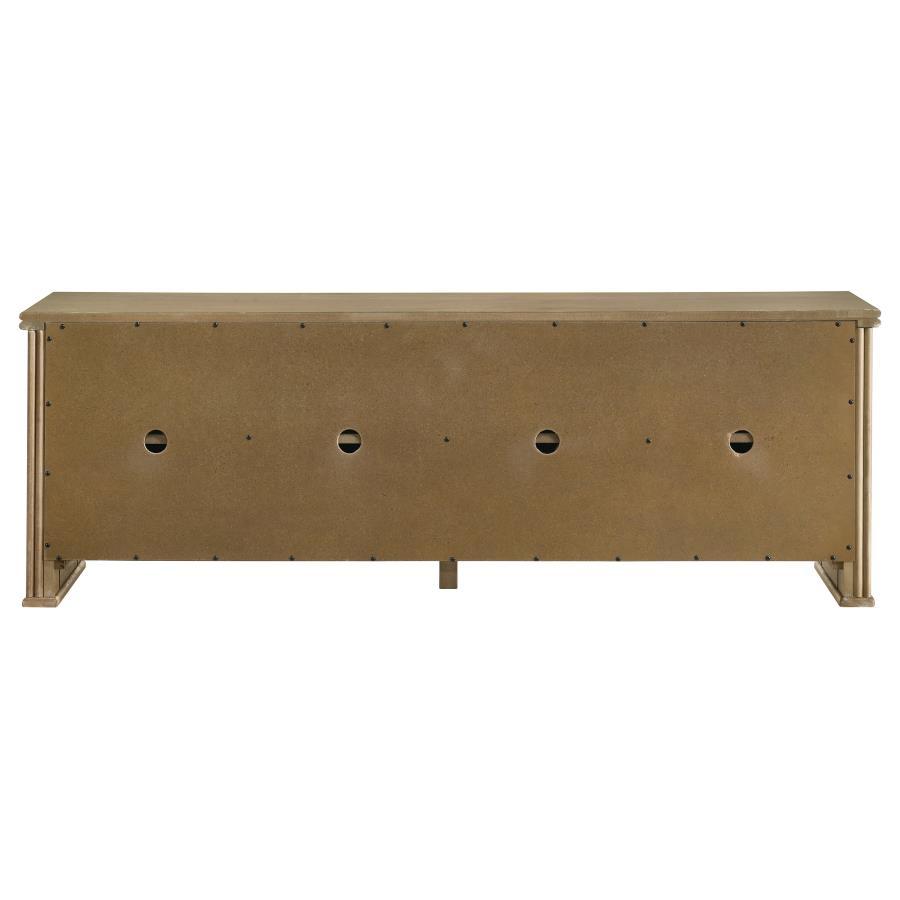 Adina - 70" TV Stand Media Console - Distressed Light Brown TV Stand modern furniture Contempo Furniture