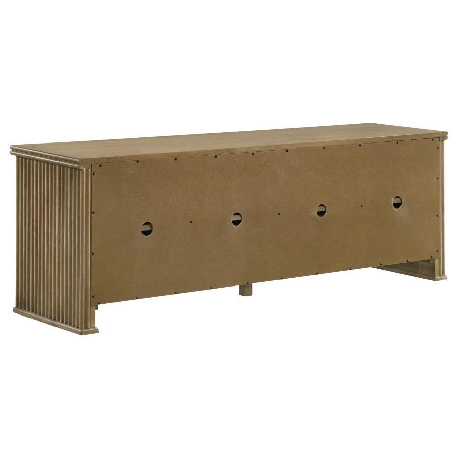 Adina - 70" TV Stand Media Console - Distressed Light Brown TV Stand modern furniture Contempo Furniture