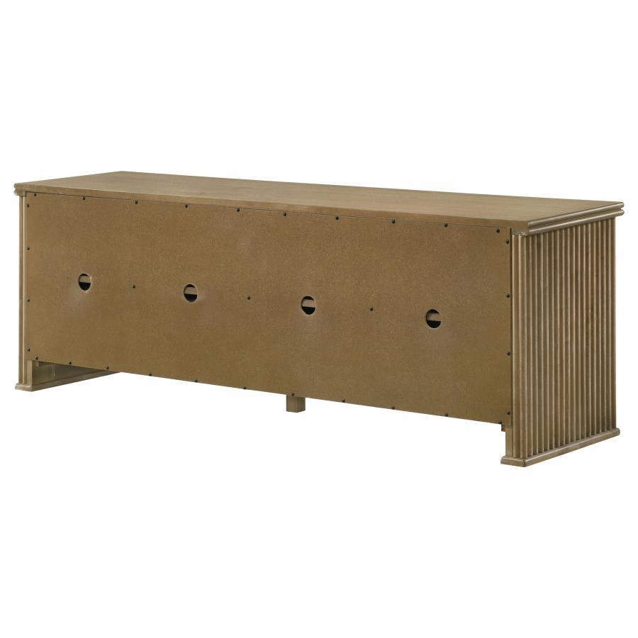 Adina - 70" TV Stand Media Console - Distressed Light Brown TV Stand modern furniture Contempo Furniture