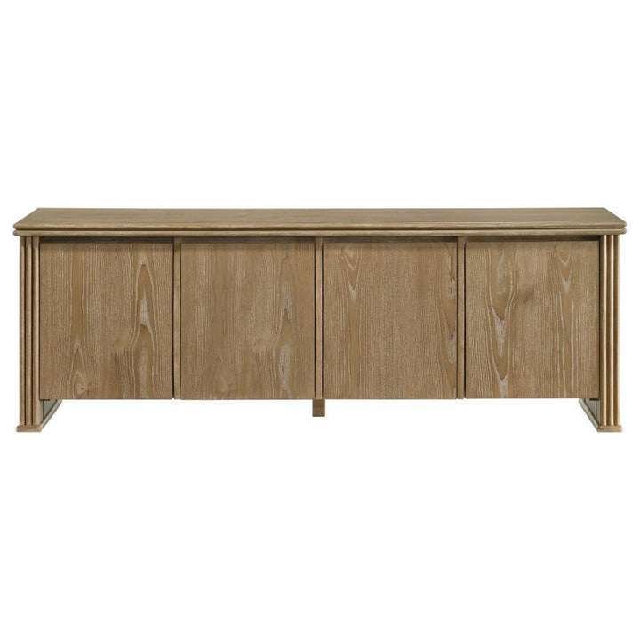 Adina - 70" TV Stand Media Console - Distressed Light Brown TV Stand modern furniture Contempo Furniture