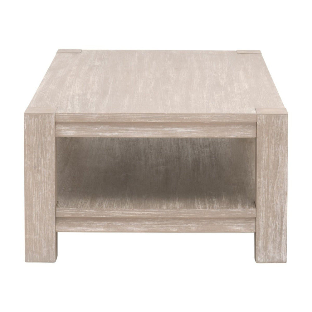 Adler Coffee Table Natural Gray Acacia Coffee Table modern furniture Contempo Furniture