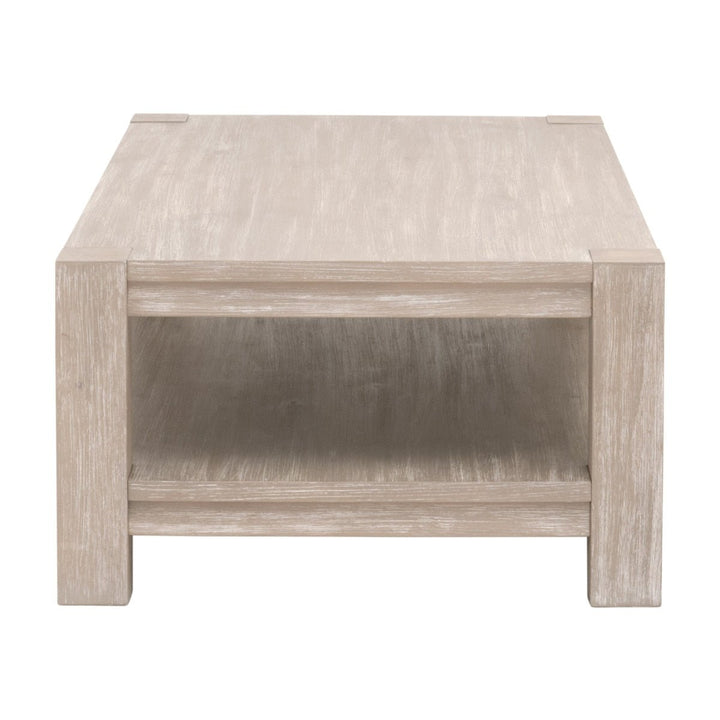 Adler Coffee Table Natural Gray Acacia Coffee Table modern furniture Contempo Furniture