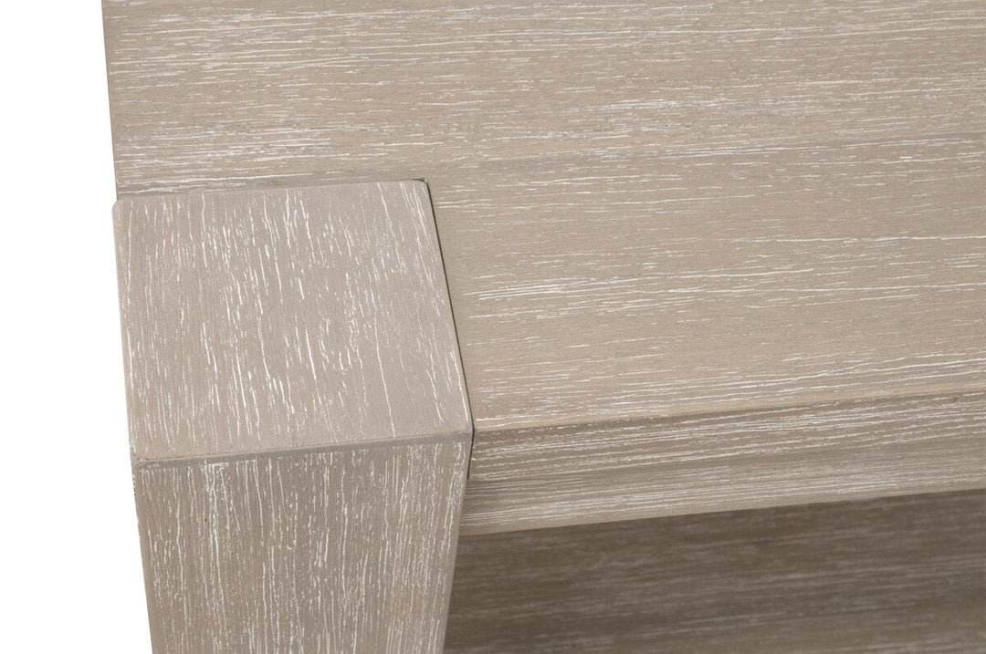 Adler End Table Natural Gray Acacia End Table modern furniture Contempo Furniture