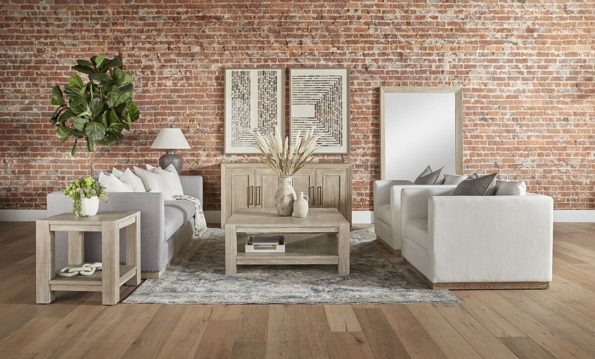 Adler End Table Natural Gray Acacia End Table modern furniture Contempo Furniture