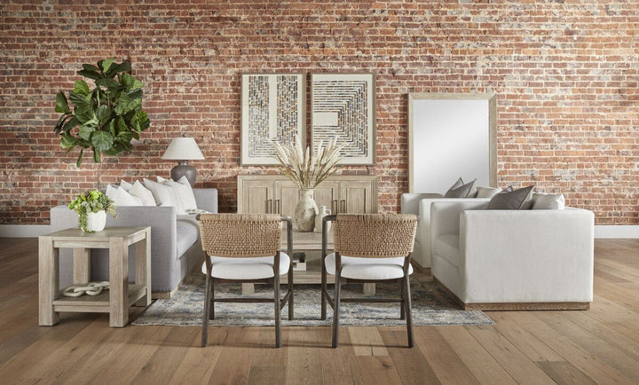 Adler End Table Natural Gray Acacia End Table modern furniture Contempo Furniture