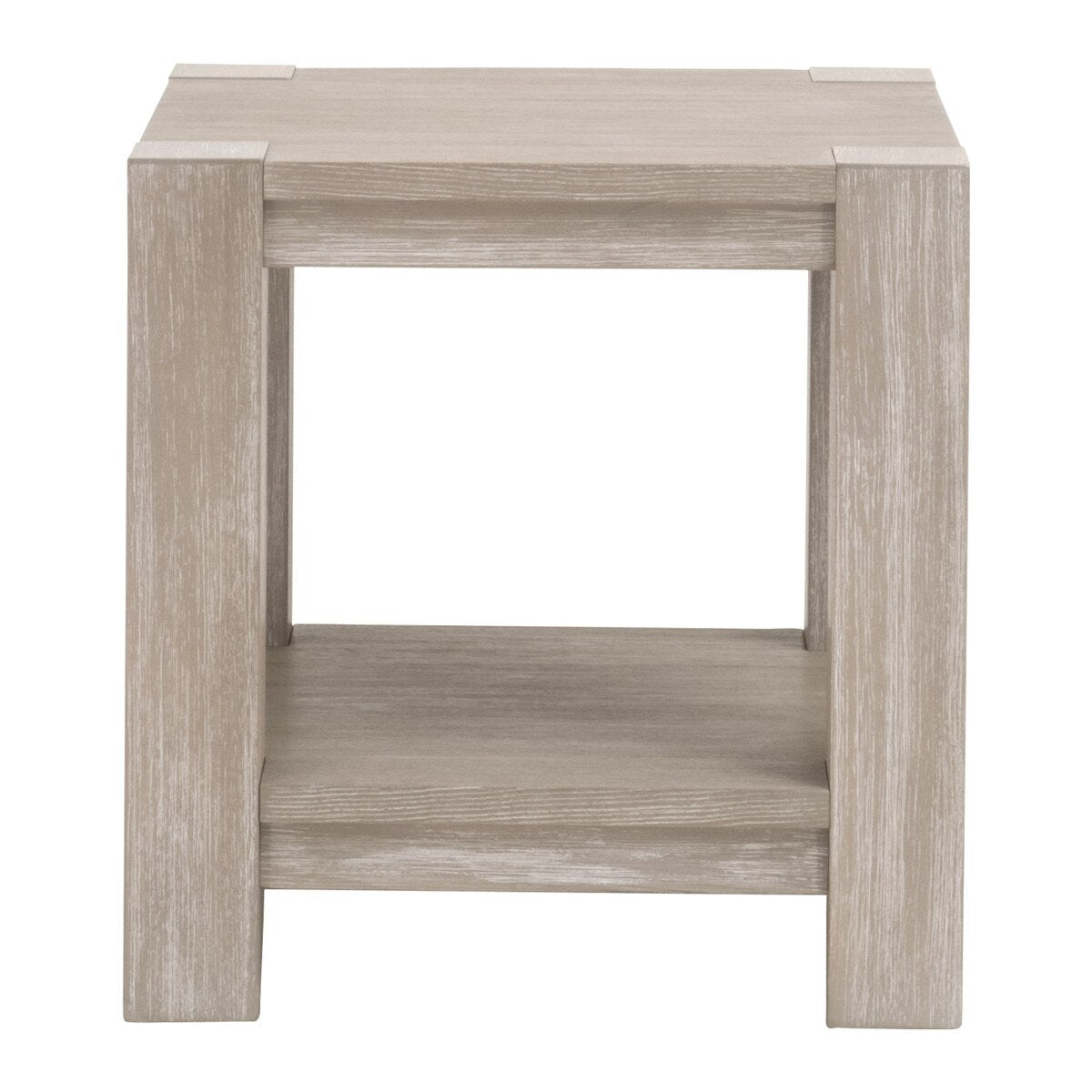 Adler End Table Natural Gray Acacia End Table modern furniture Contempo Furniture
